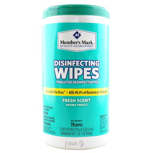 Members Mark Disinfecting Wipes (Lemon, Orange, Fresh Scent) Med
