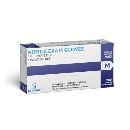 STRONG Nitrile Exam Gloves - 2000 Per Case - Powder Free - Free Shipping
