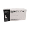 Safe Black 5.6 Fentanyl Tested Nitrile Gloves - Free Shipping on orders 6 cases or more