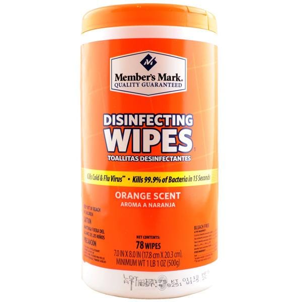 Members Mark Disinfecting Wipes (Lemon, Orange, Fresh Scent) - PPE Mask & Gown Supplies, KN95 masks online, Gloves, eyewear, hand sanitizer