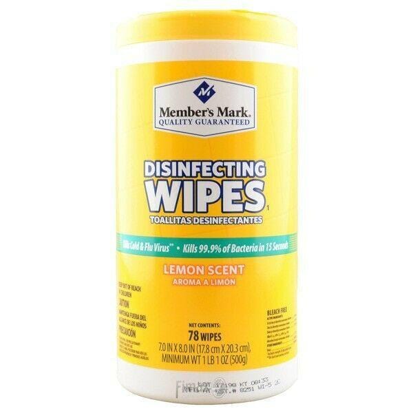 Members Mark Disinfecting Wipes (Lemon, Orange, Fresh Scent) - PPE Mask & Gown Supplies, KN95 masks online, Gloves, eyewear, hand sanitizer